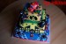 dort třípatrový dětský-Blesk,Spiderman,Batman