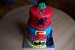 dort třípatrový -znak Batman,Superman,Spiderman,pěst Hulka